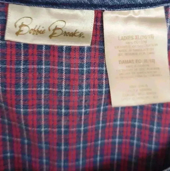 Vintage Denim Smock Apron Popover Maxi Dress - Picture 5 of 6